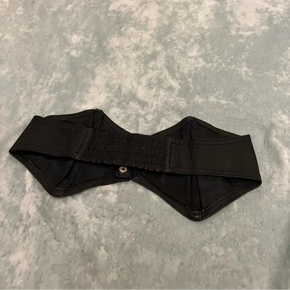 Vintage leather top Size L - Picture 2 of 3